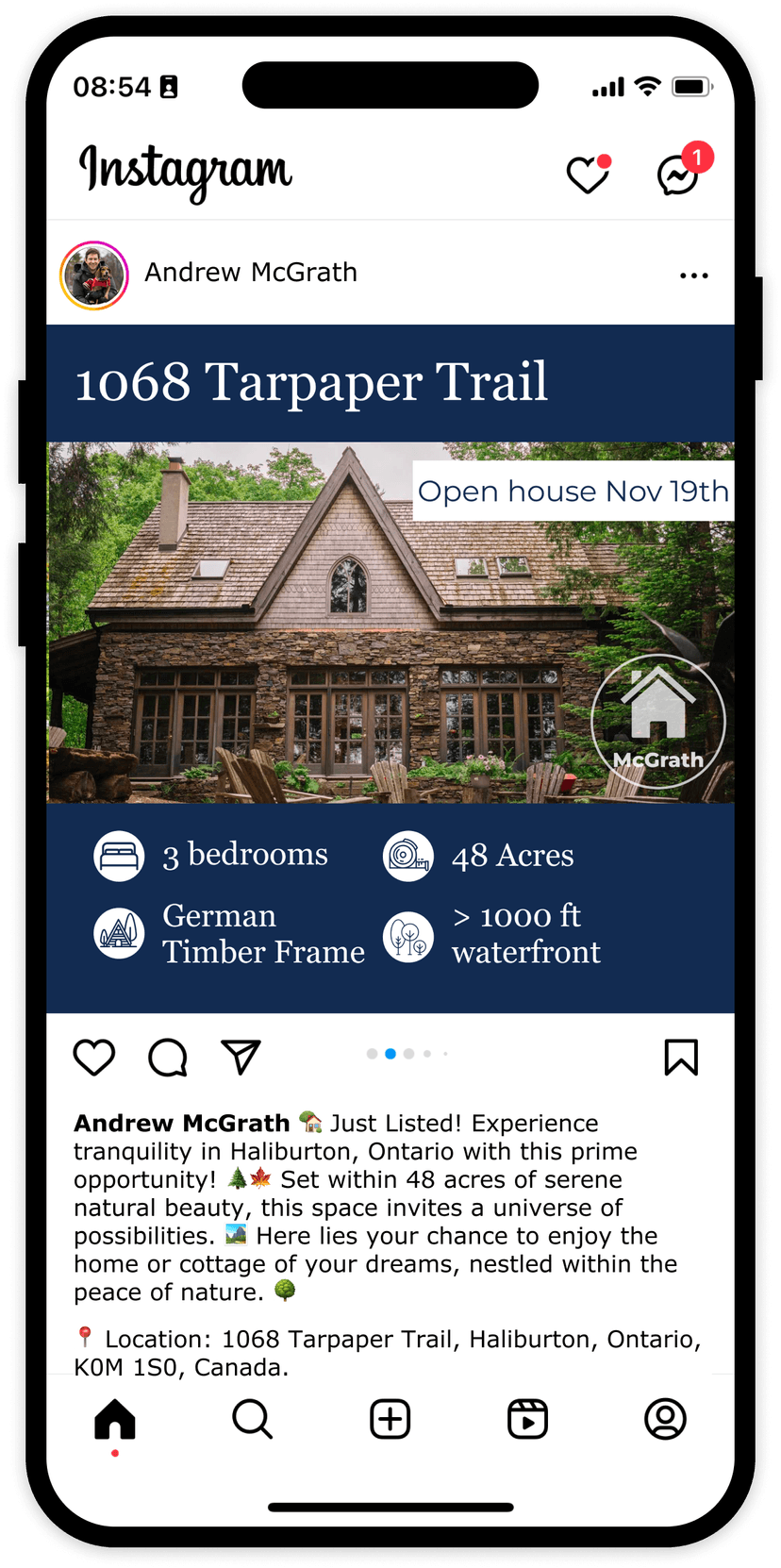 Facebook / Instagram Post Generator