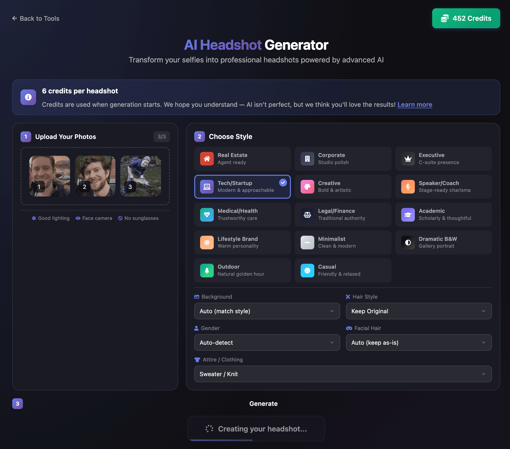 AI Headshot Generator