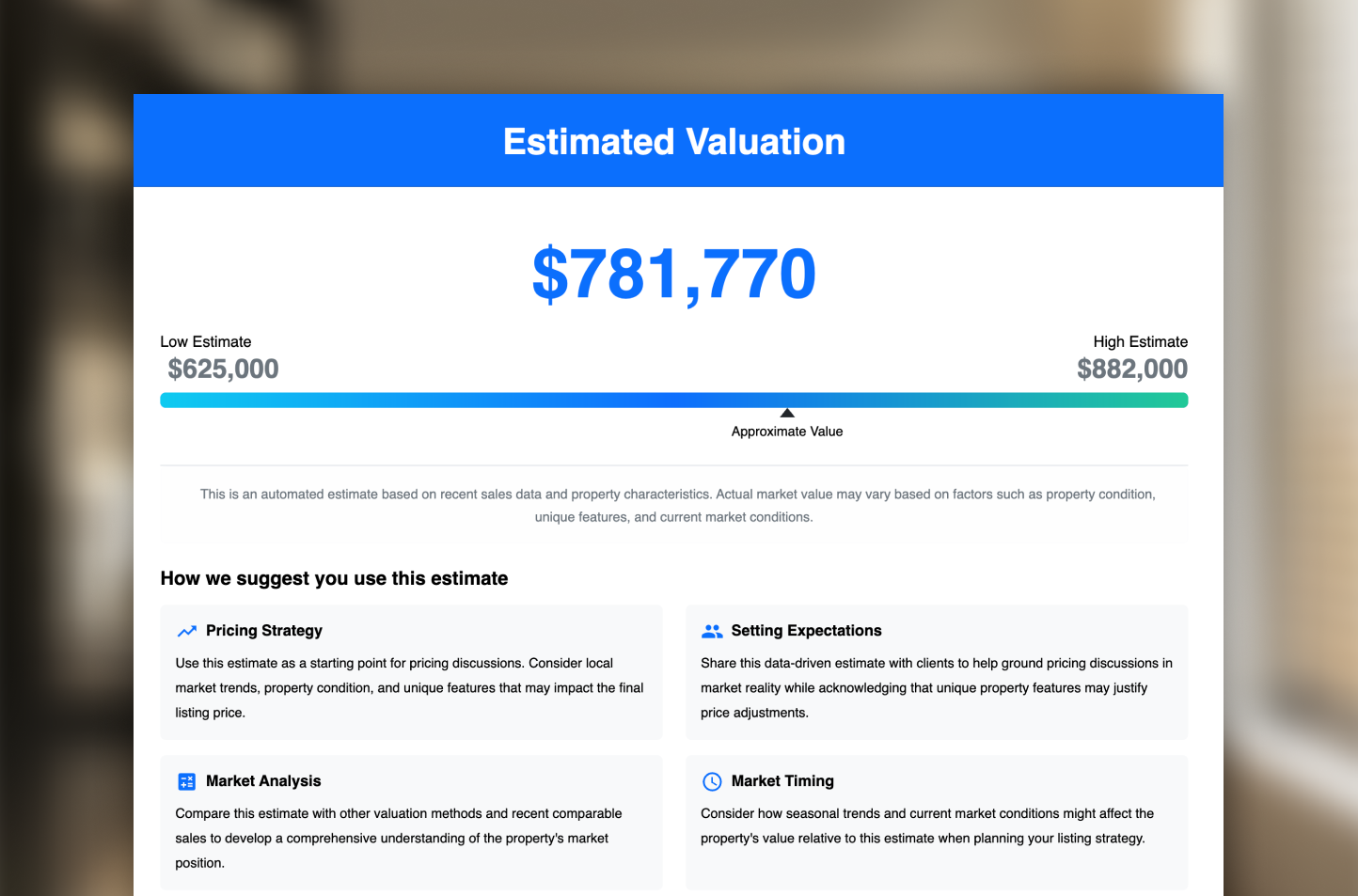 CMA Tool Preview